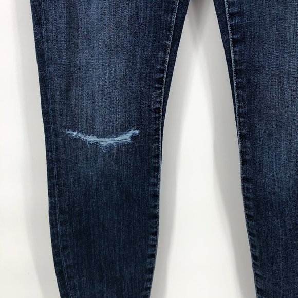 Good American Good Waist Destroyed Distress 0 /25 - Picture 4 of 6